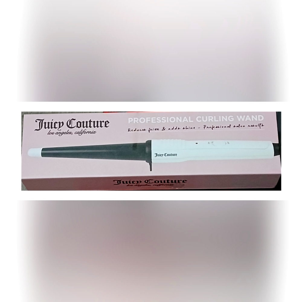 ✨ Juicy Couture Professional Curling Wand | Black & White | NIB ✨